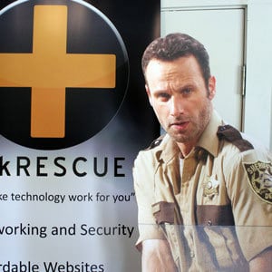 Rick Grimes, security at tekRESCUE
