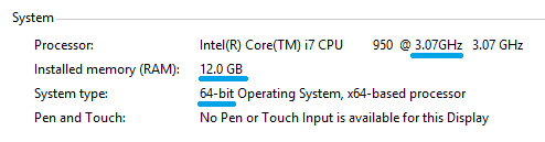 Windows 10 Upgrade Specs