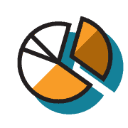 icon of a pie chart