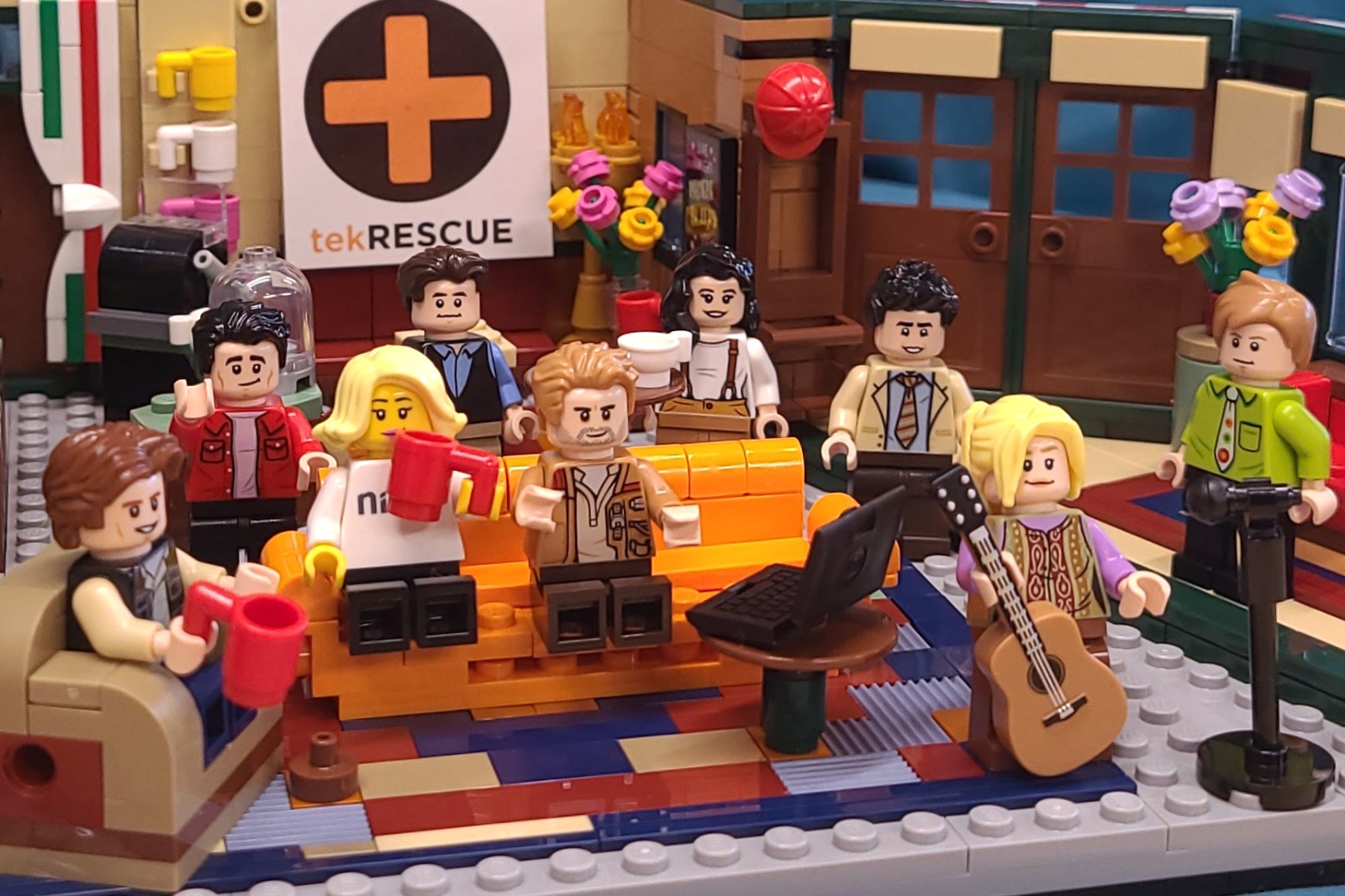 The 2022 tekRESCUE team as Lego minifigures