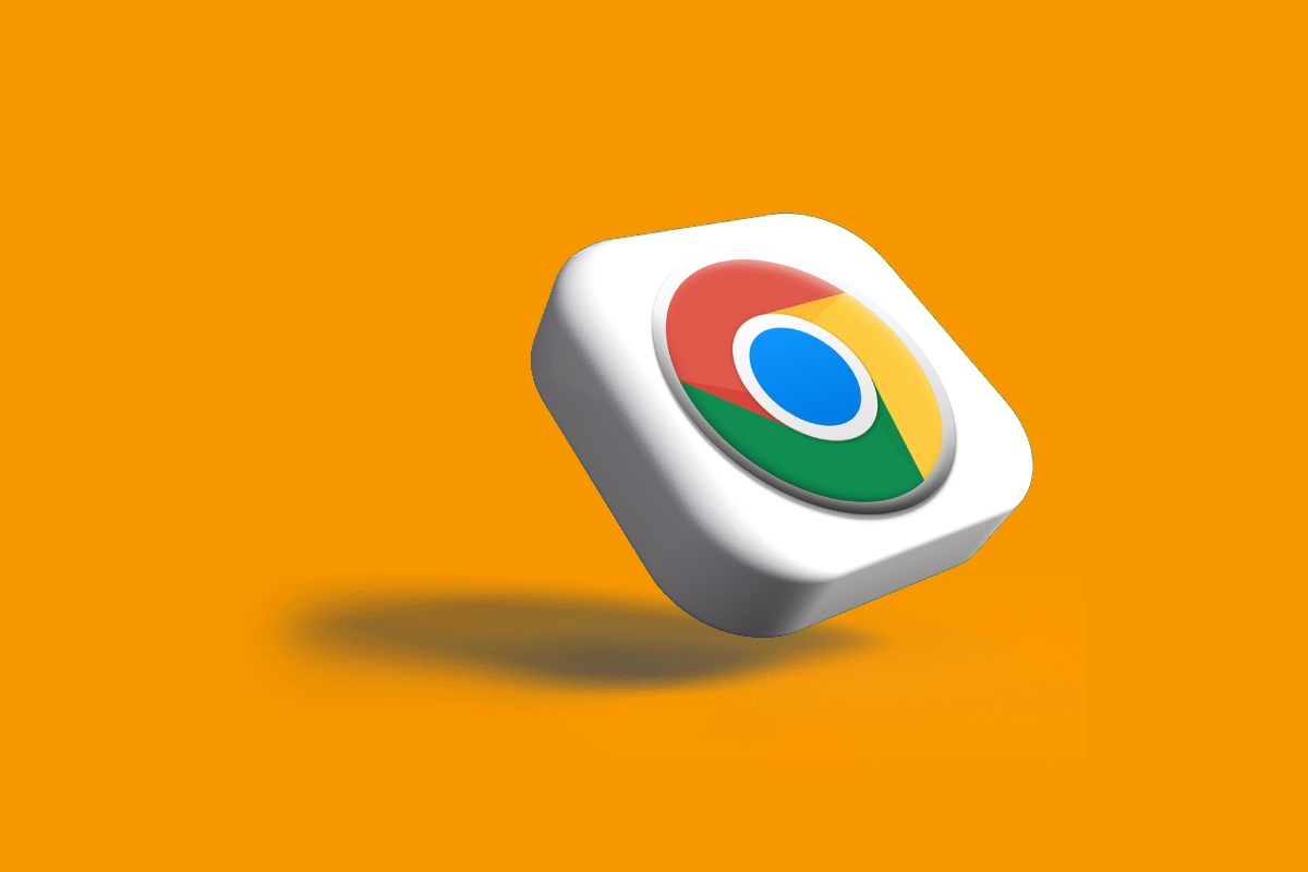 3D render of a Google Chrome logo