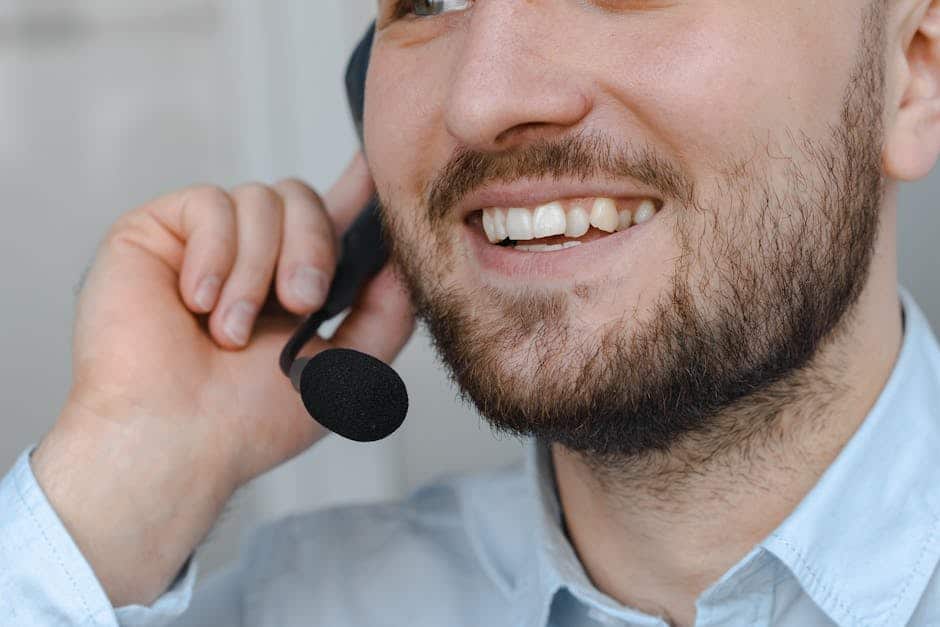 Voice AI system answering customer call - ai for customer service