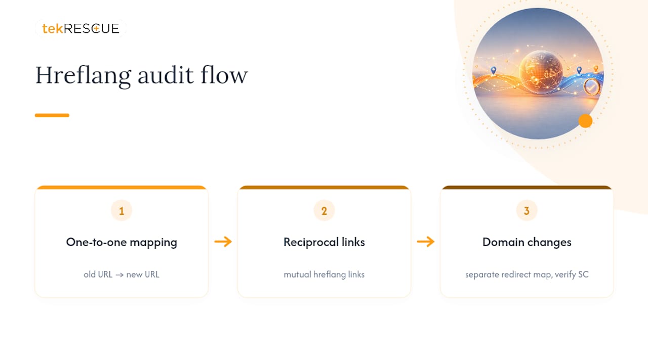 Hreflang URL migration mapping diagram