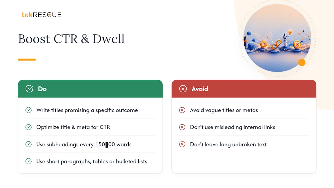 User Engagement Optimization: CTR and Dwell Time — overview diagram