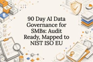 Decorative AI data governance title card
