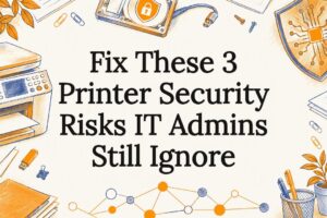 Decorative printer security title card