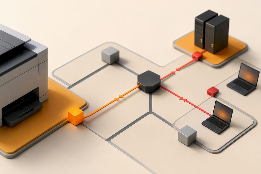 Printer compromise spreading through network