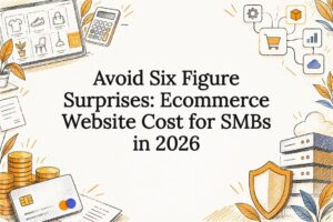 Decorative ecommerce cost title card