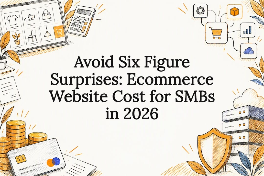 Decorative ecommerce cost title card