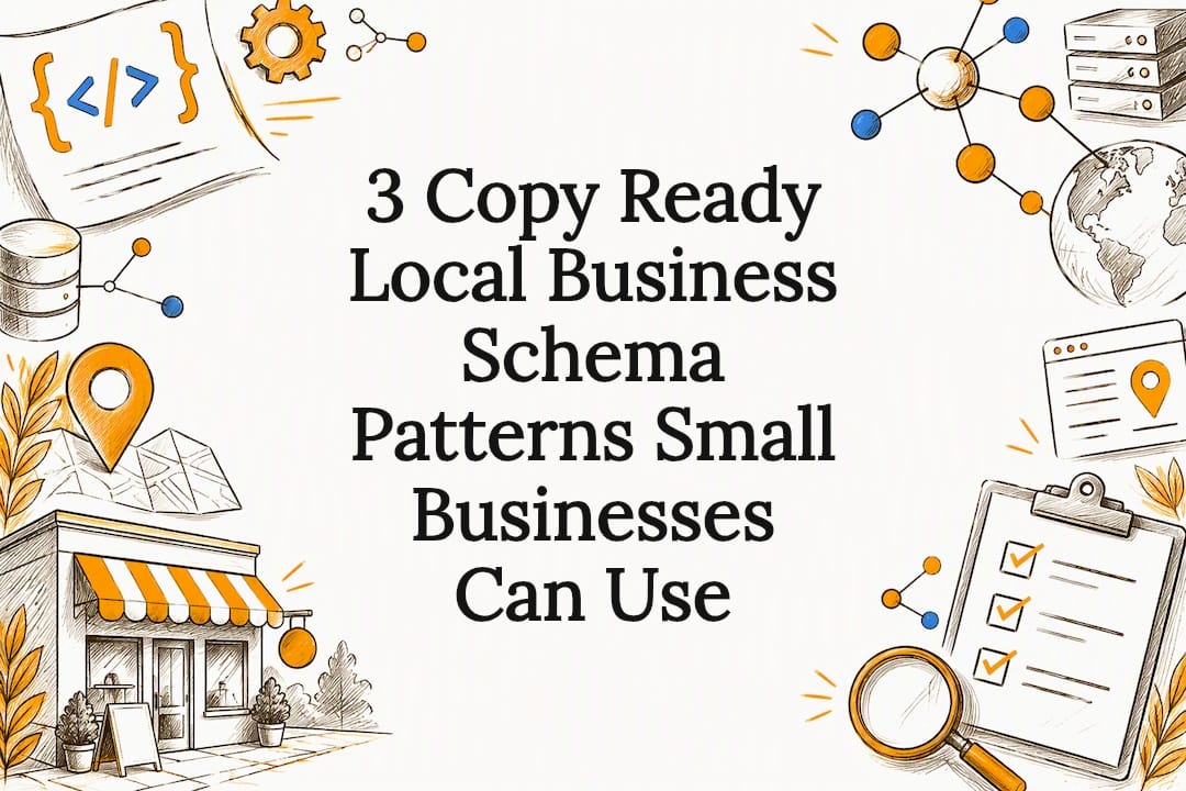 Local business schema title card illustration