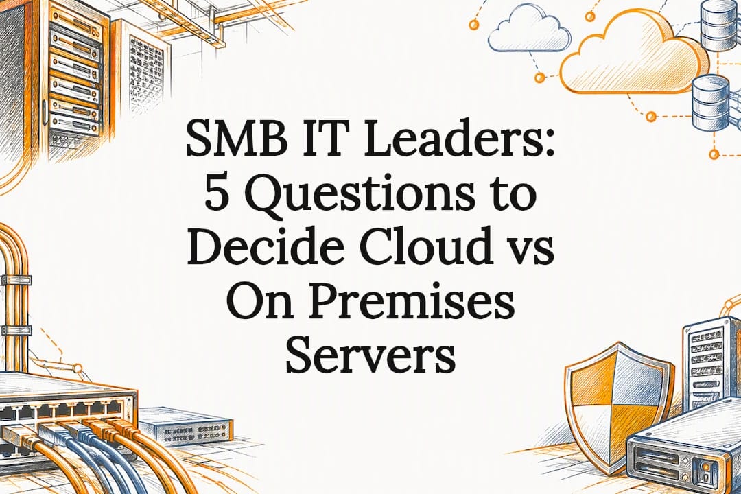 Cloud and on-premises server title card