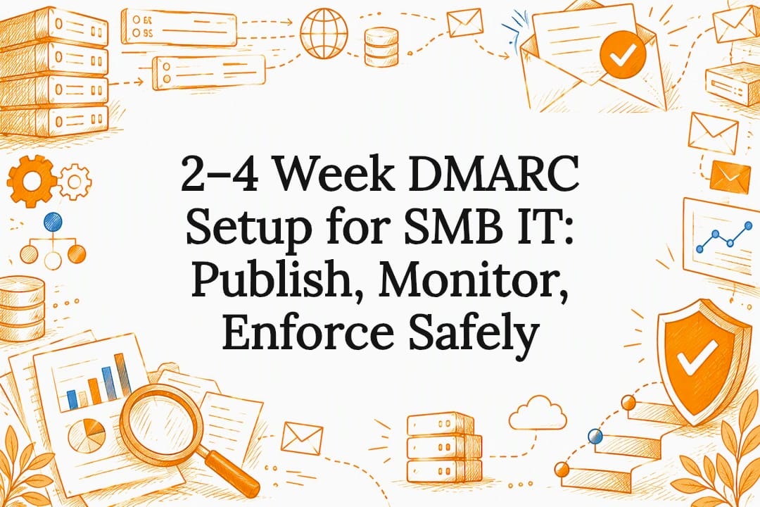 DMARC setup title card illustration