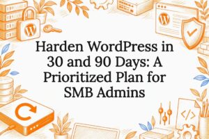 WordPress hardening plan title card