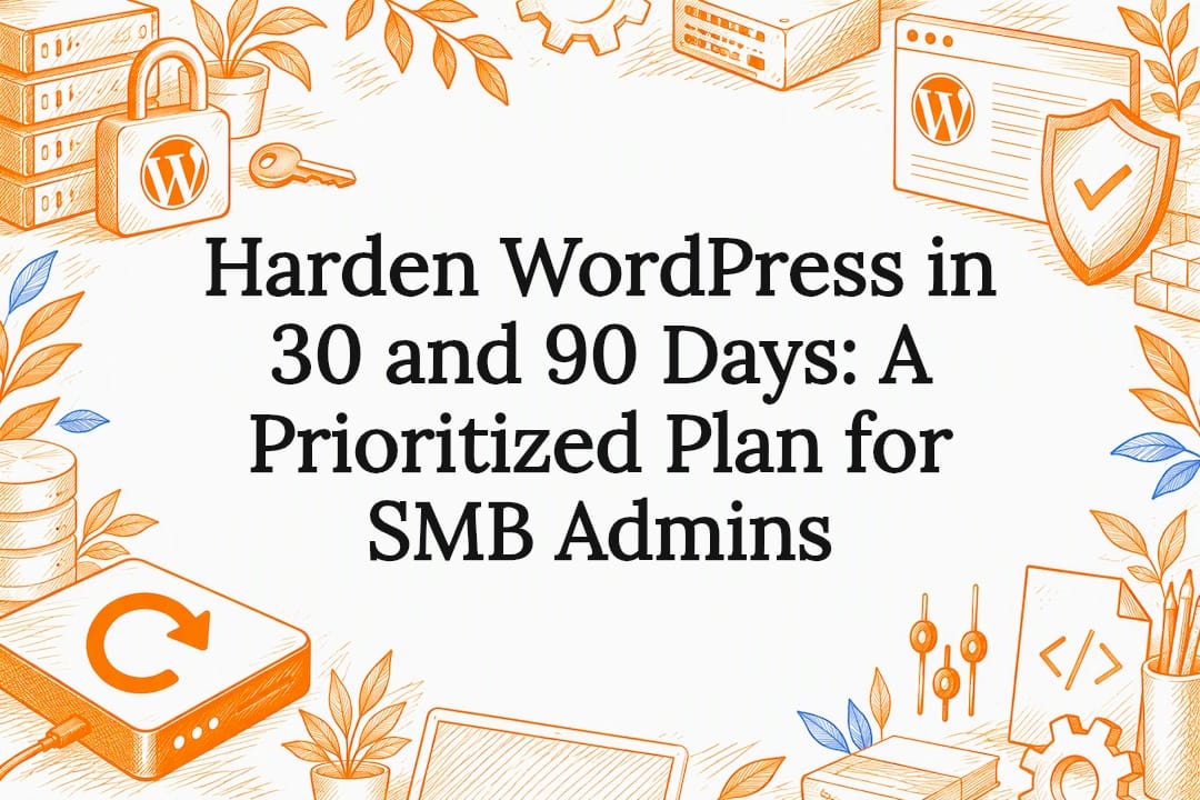 WordPress hardening plan title card