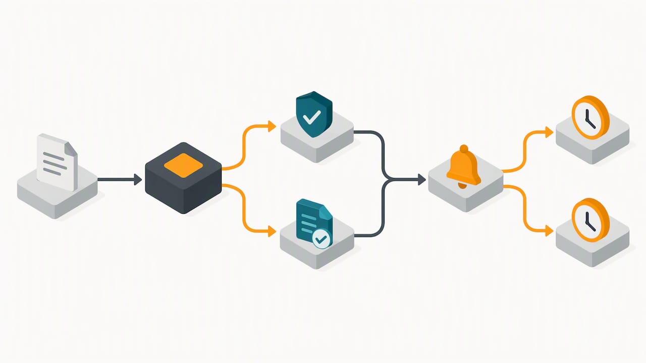 Unified incident workflow checks overlapping notification duties