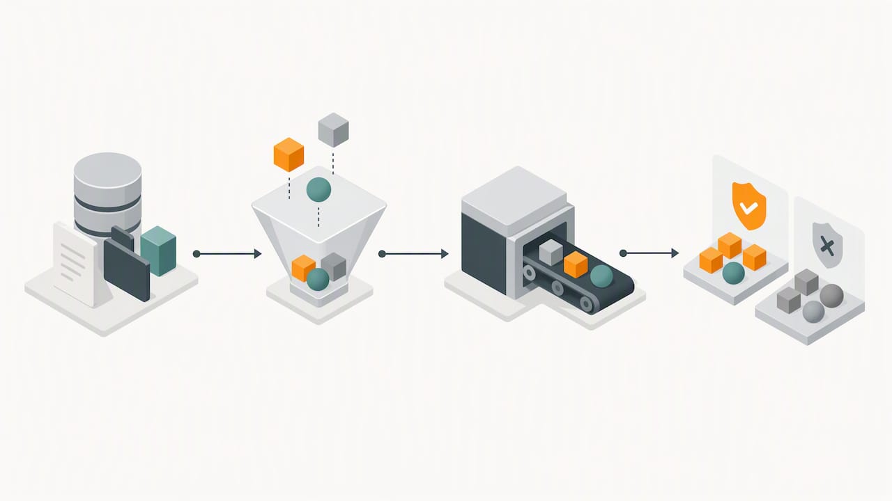 Dataset provenance from origin to trust review