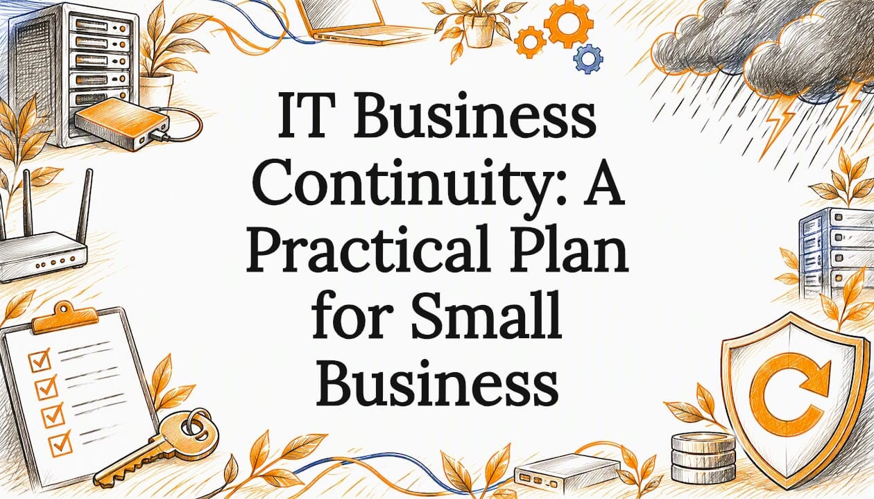 Continuity planning objects frame a clean title area